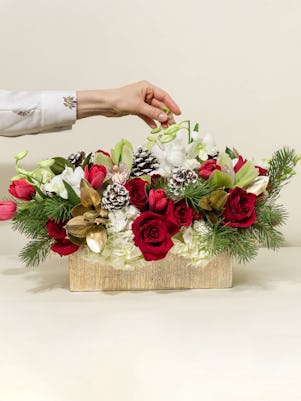 An Elegant Box of Holiday Flowers