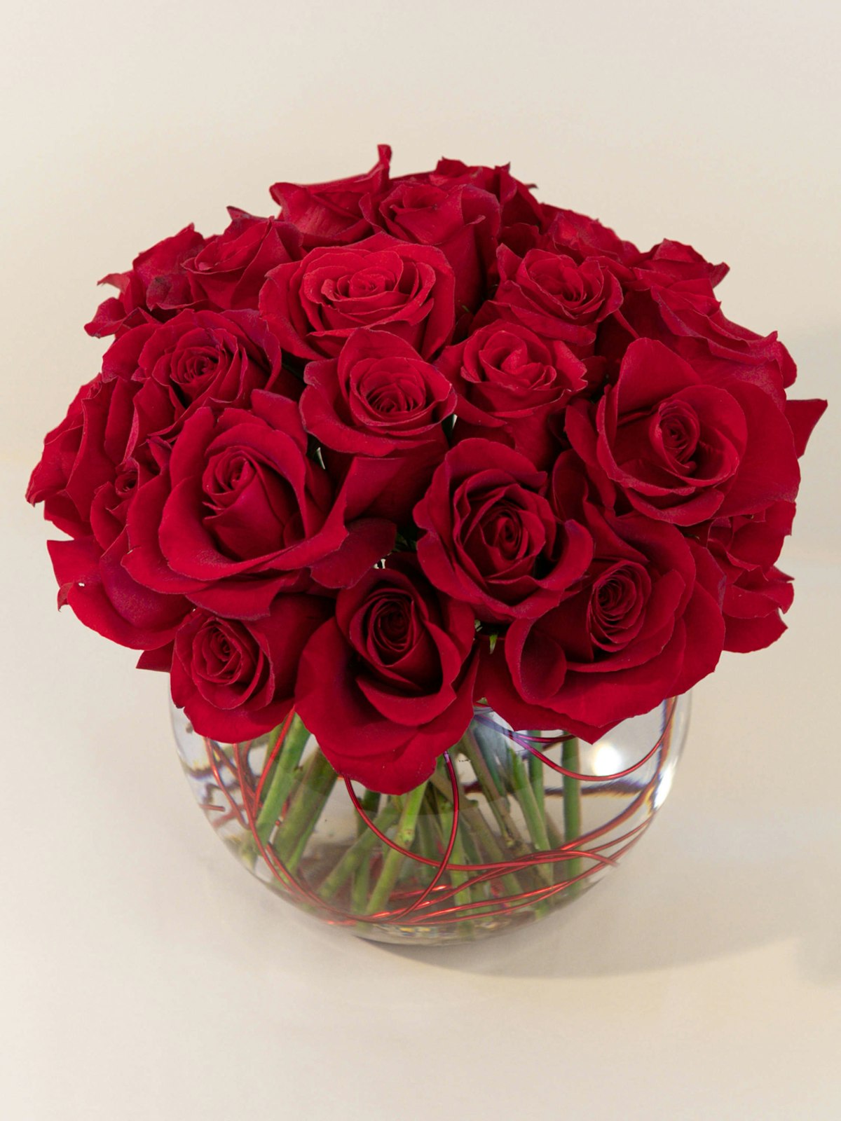 A Cluster of Romantic Red Roses: Available in prices ranging from 59.95 ...
