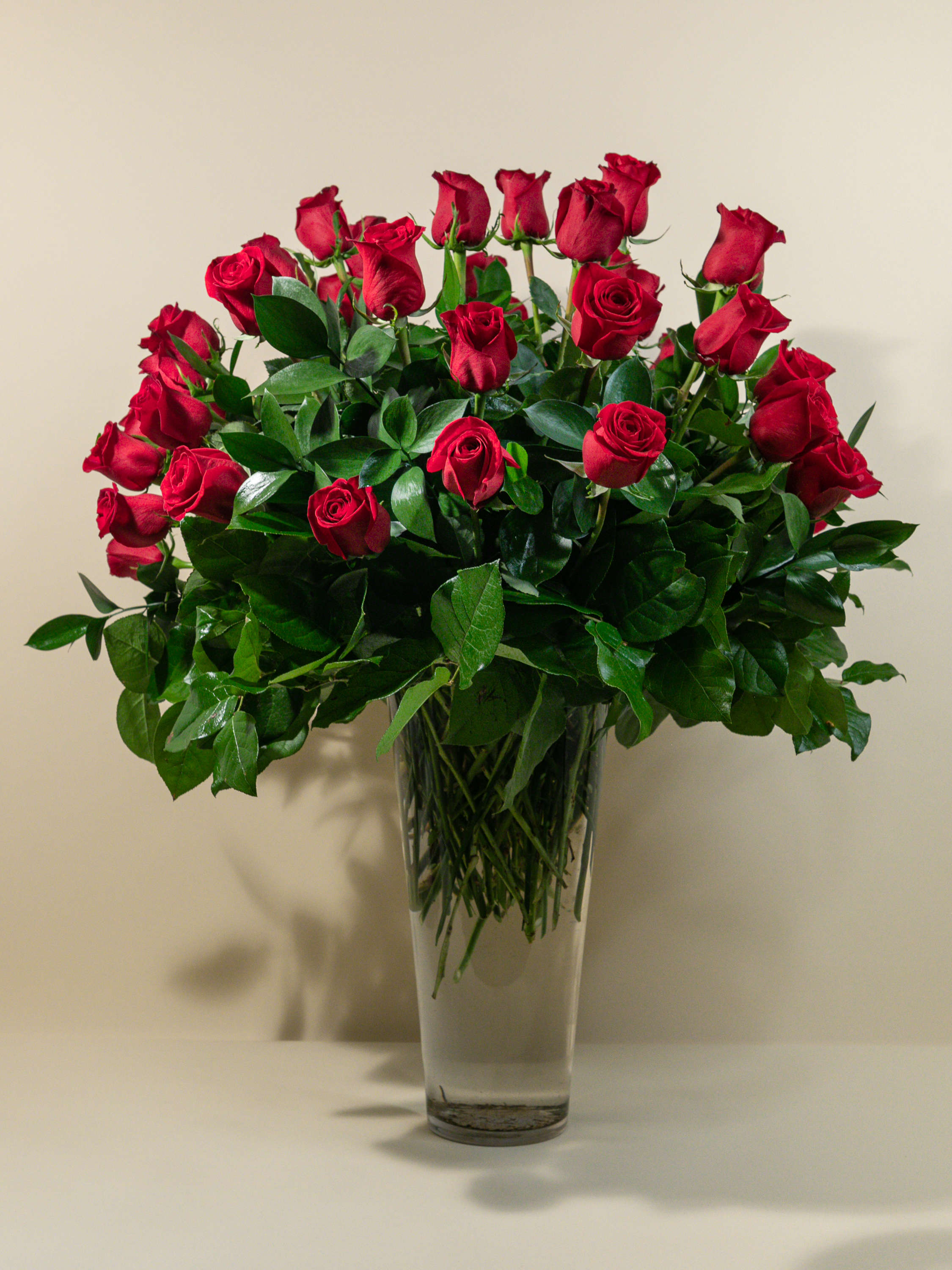 Dozen Red Roses Wrap Bouquet in Los Angeles, CA