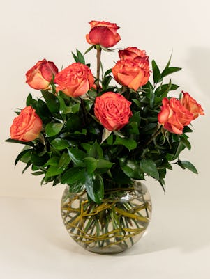 Beautiful Orange Roses