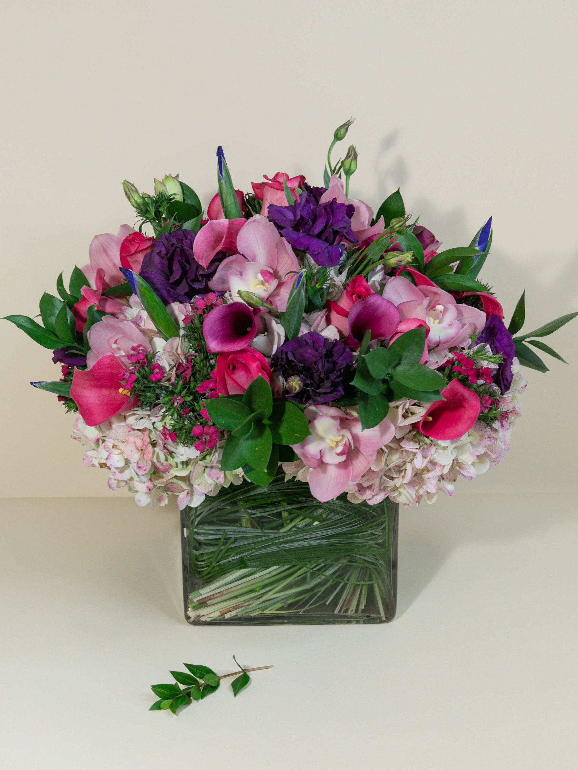 Purple & Pink Floral Bouquet French Florist Los Angeles, CA