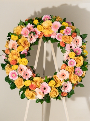 An Elegant Rose Wreath