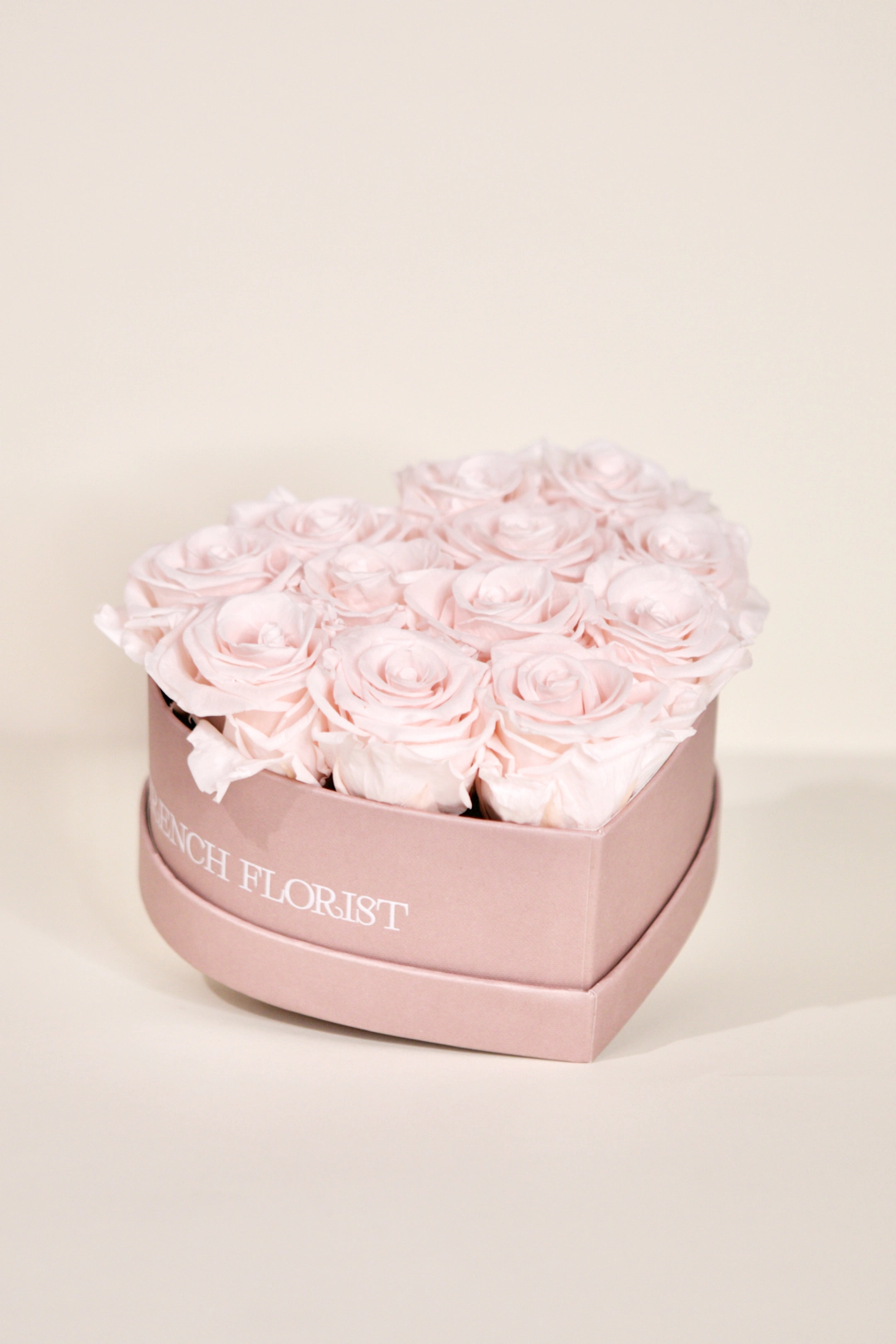 Heart Box With Blush Roses | French Florist