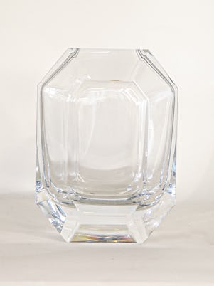 Baccarat Clear Octagone Vase