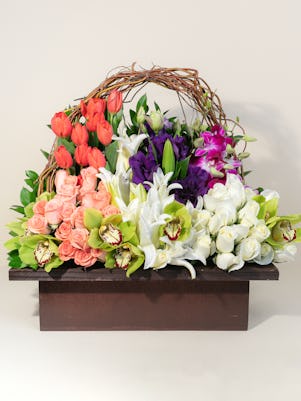 Basket of Beautiful Blooms
