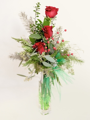 A Holiday Bud Vase